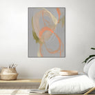 Pastel Loops II by Jennifer Goldberger on GIANT ART - beige abstract abstract