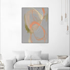 Pastel Loops II by Jennifer Goldberger on GIANT ART - beige abstract abstract