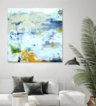 Abstract Beach by Karen Fields on GIANT ART - green abstract abstract