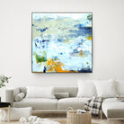 Abstract Beach by Karen Fields on GIANT ART - green abstract abstract