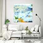 Abstract Beach by Karen Fields on GIANT ART - green abstract abstract