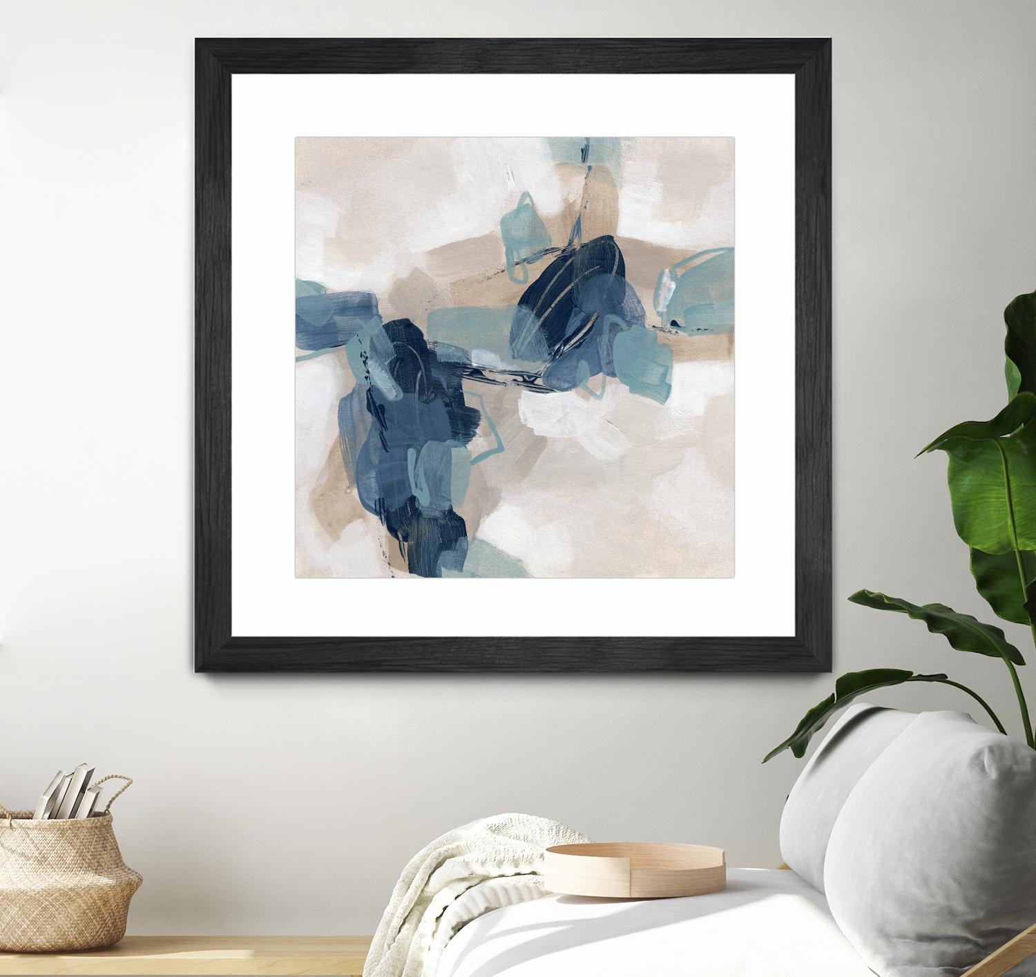 Blues Chorus I by June Vess on GIANT ART - beige abstract abstract