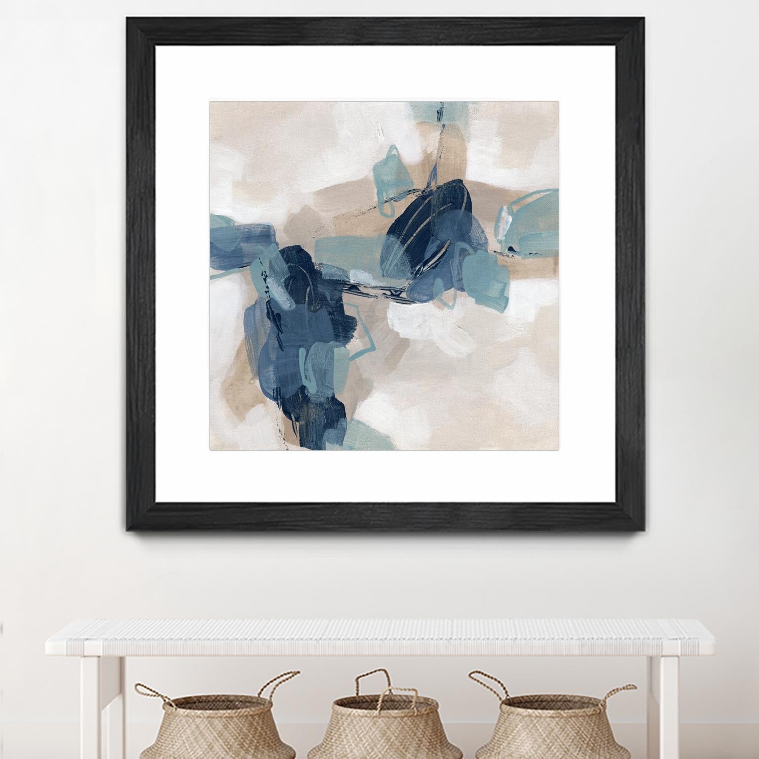 Blues Chorus I by June Vess on GIANT ART - beige abstract abstract