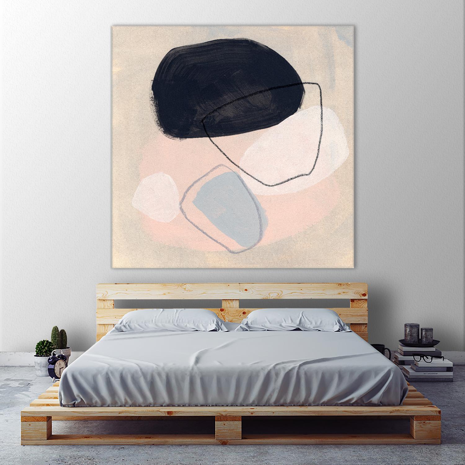 Keystone II by June Vess on GIANT ART - pink abstract abstract