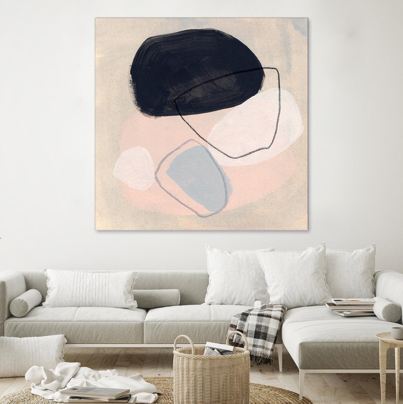 Keystone II by June Vess on GIANT ART - pink abstract abstract