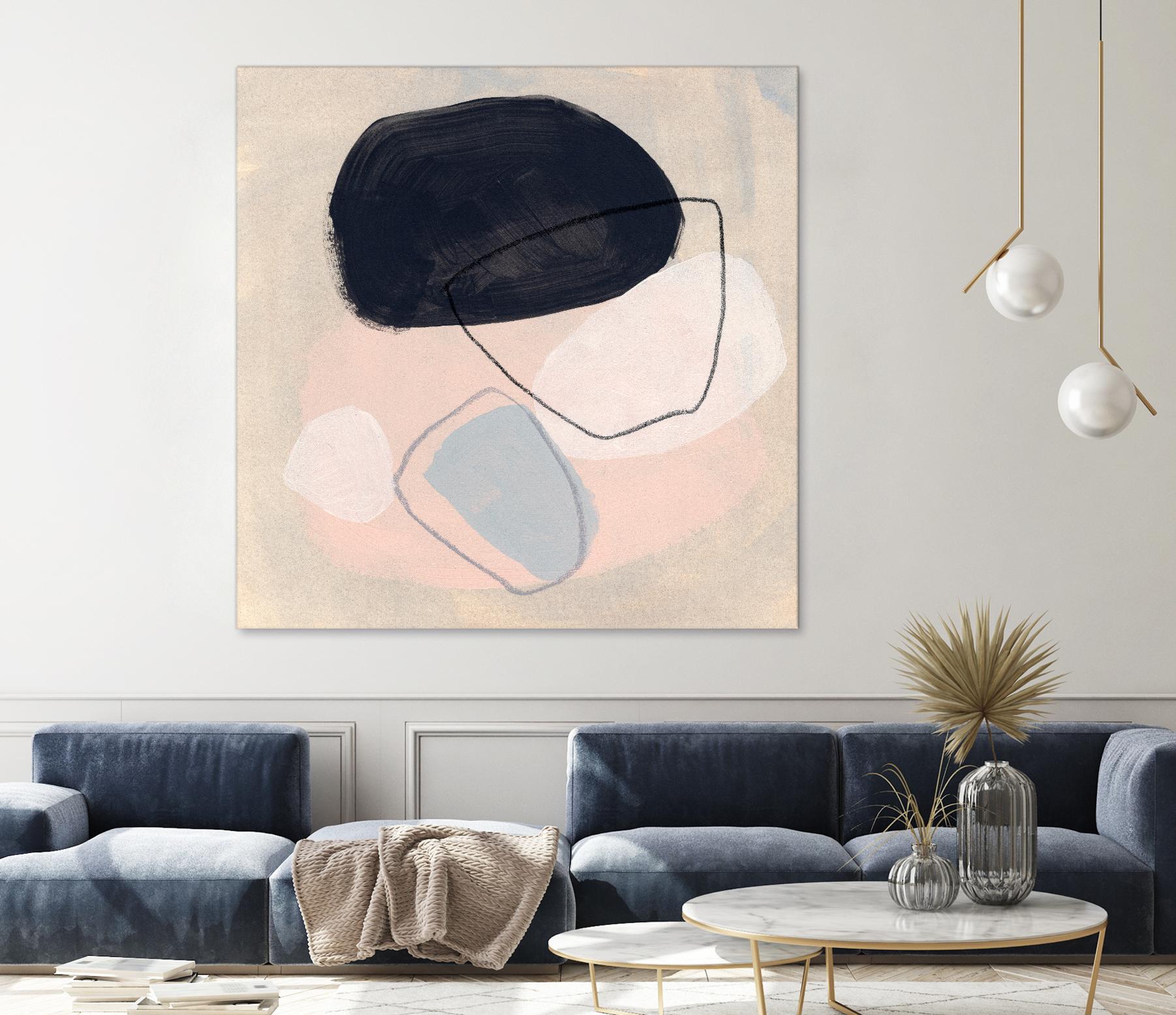 Keystone II by June Vess on GIANT ART - pink abstract abstract