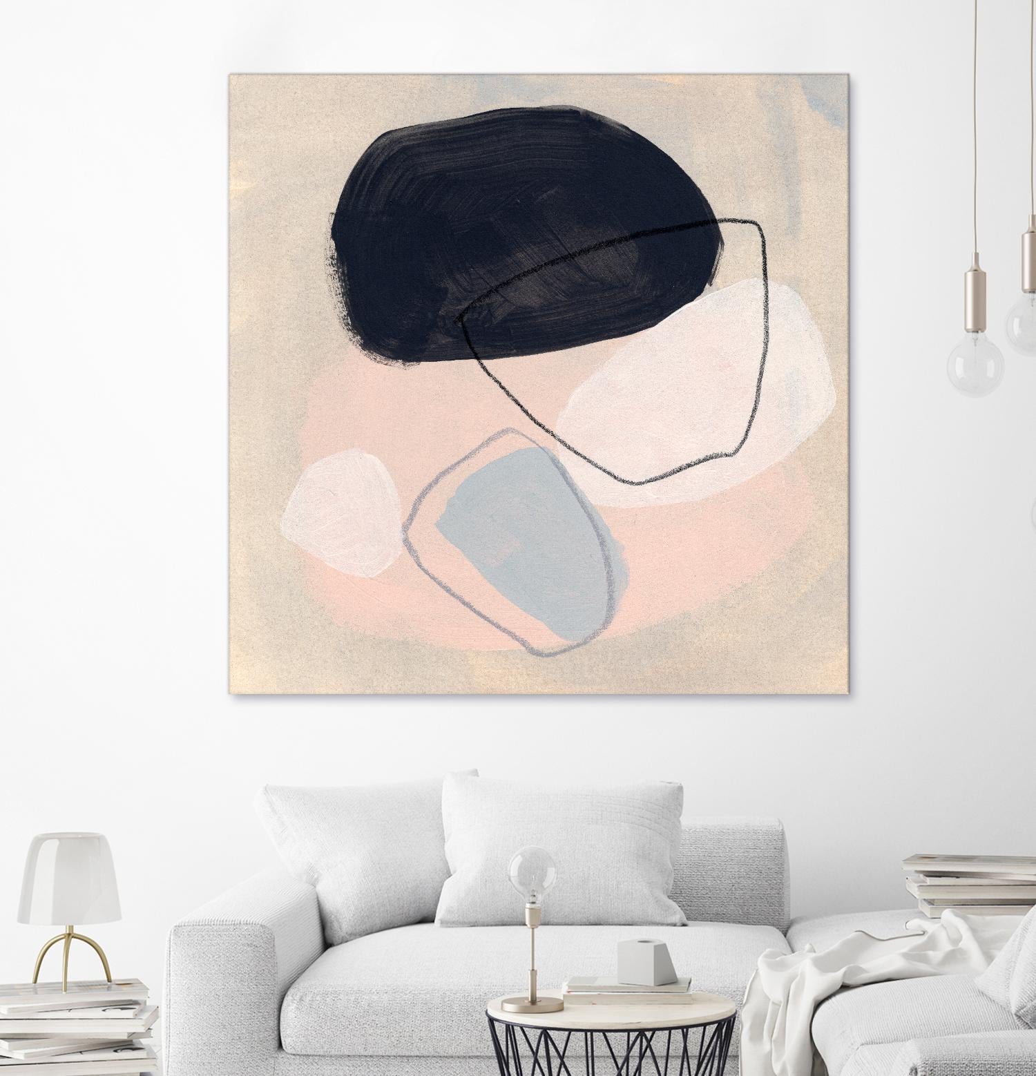 Keystone II by June Vess on GIANT ART - pink abstract abstract