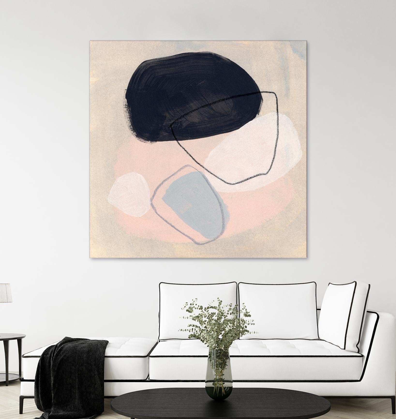 Keystone II by June Vess on GIANT ART - pink abstract abstract