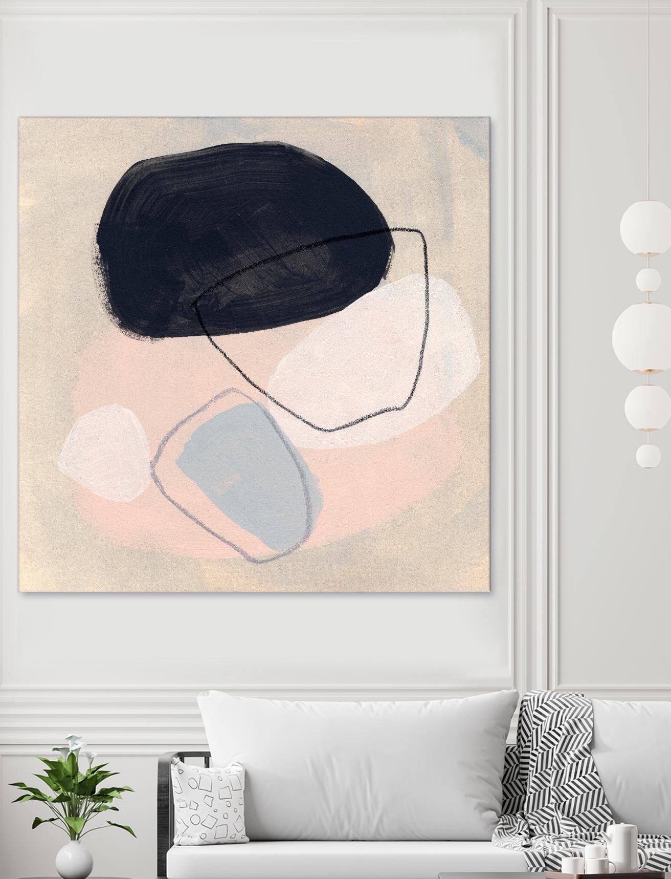 Keystone II by June Vess on GIANT ART - pink abstract abstract