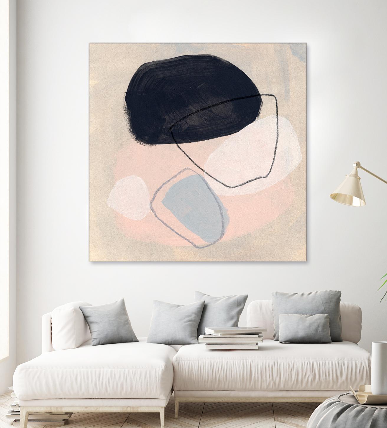 Keystone II by June Vess on GIANT ART - pink abstract abstract