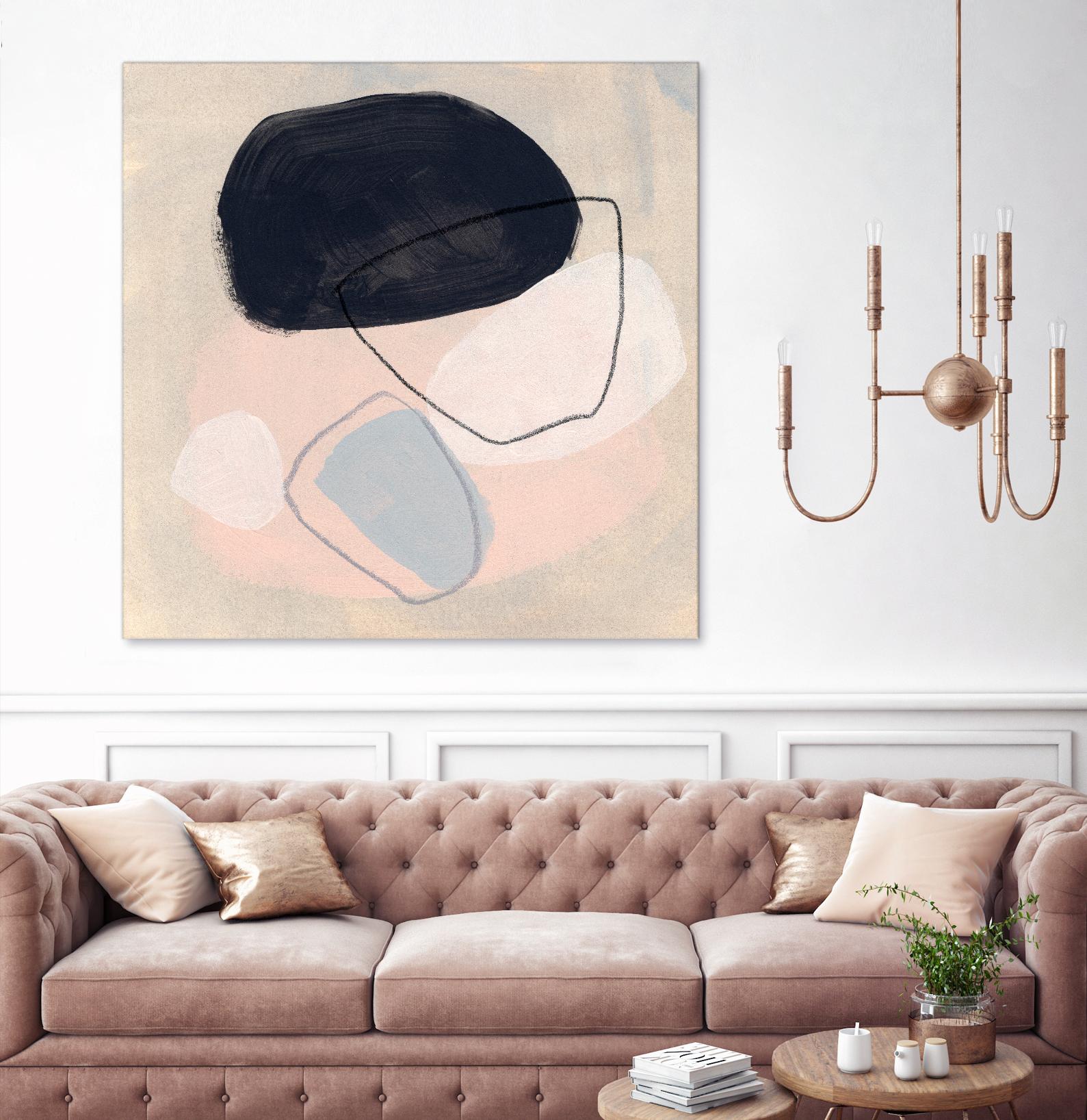 Keystone II by June Vess on GIANT ART - pink abstract abstract