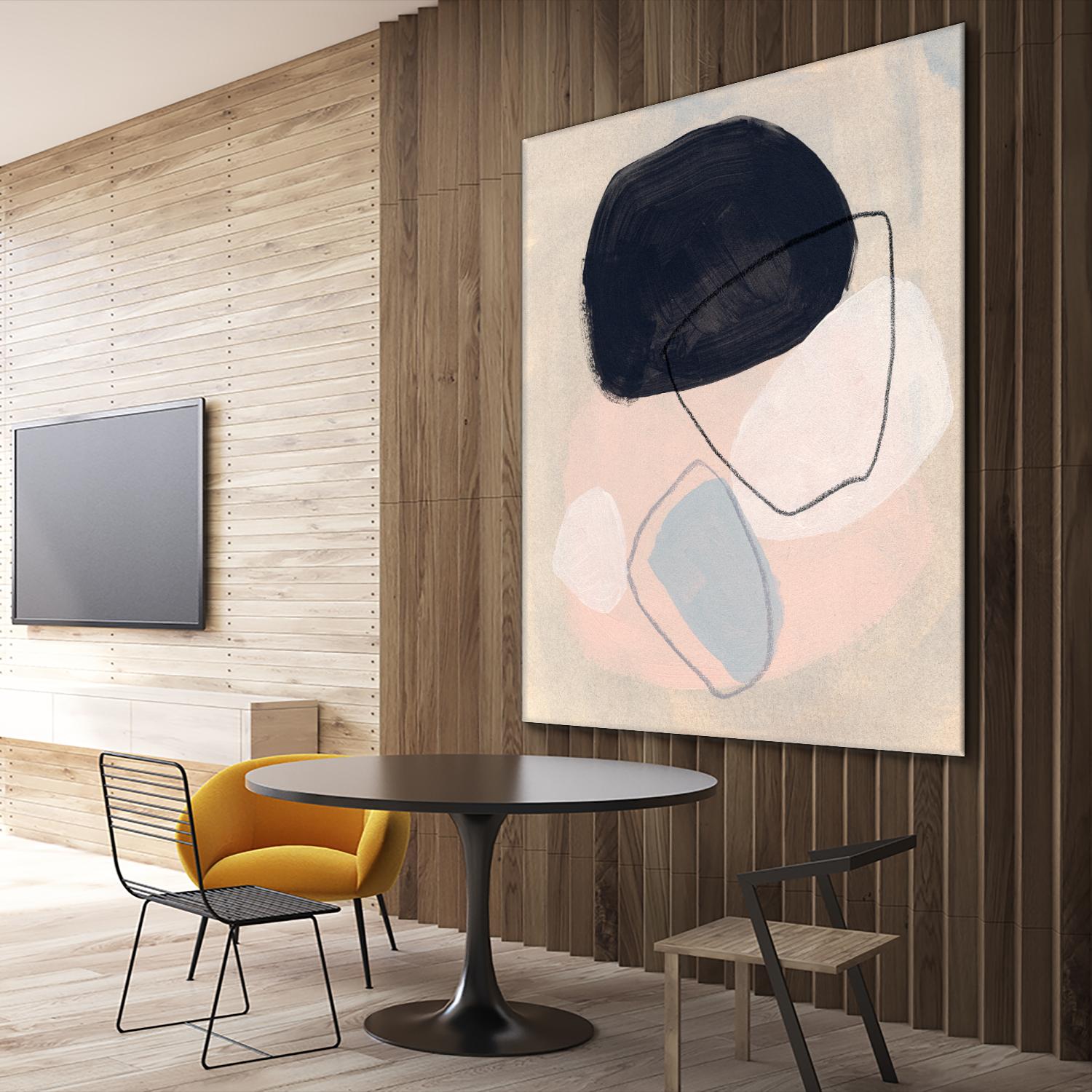 Keystone II by June Vess on GIANT ART - pink abstract abstract