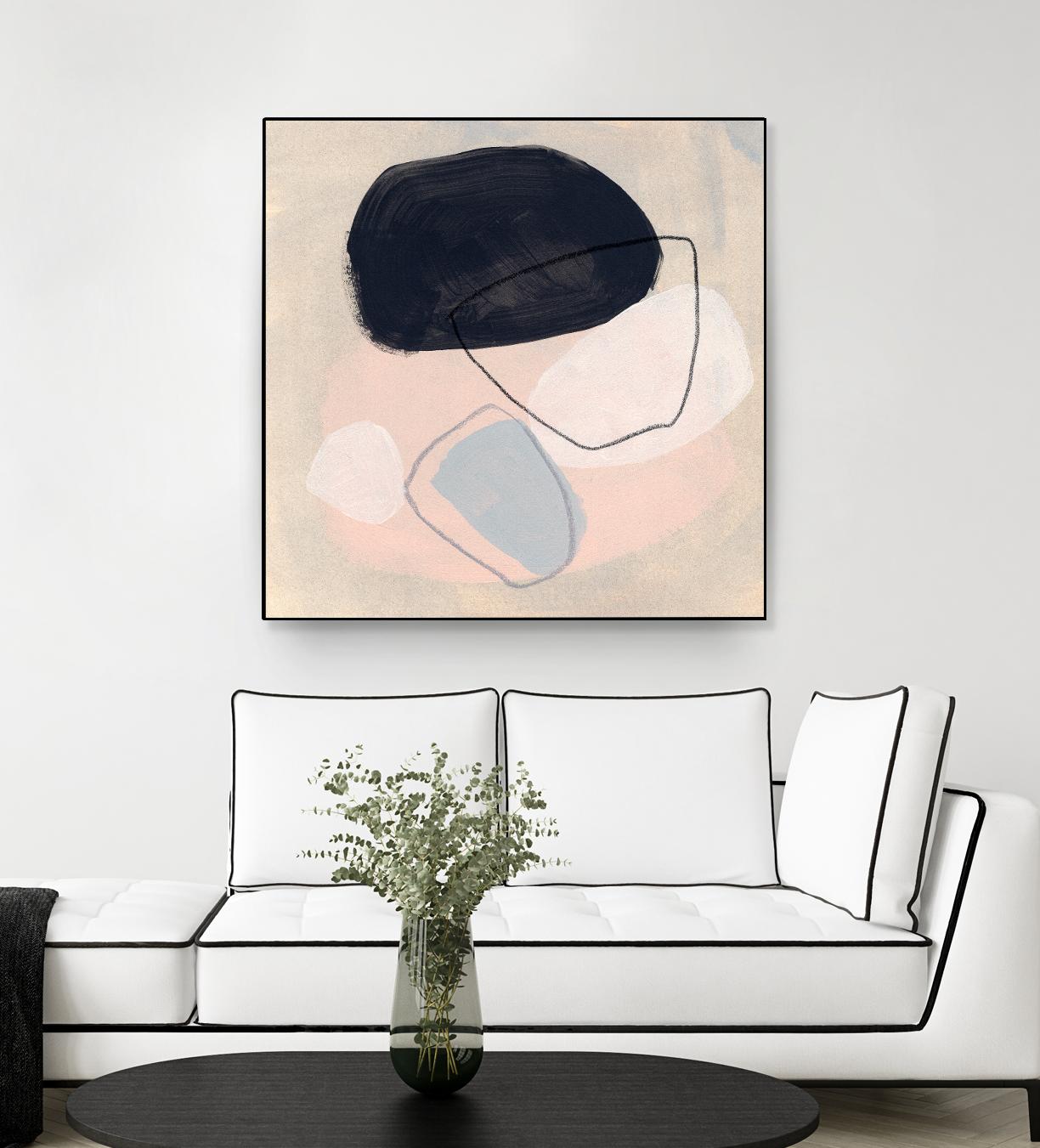 Keystone II by June Vess on GIANT ART - pink abstract abstract