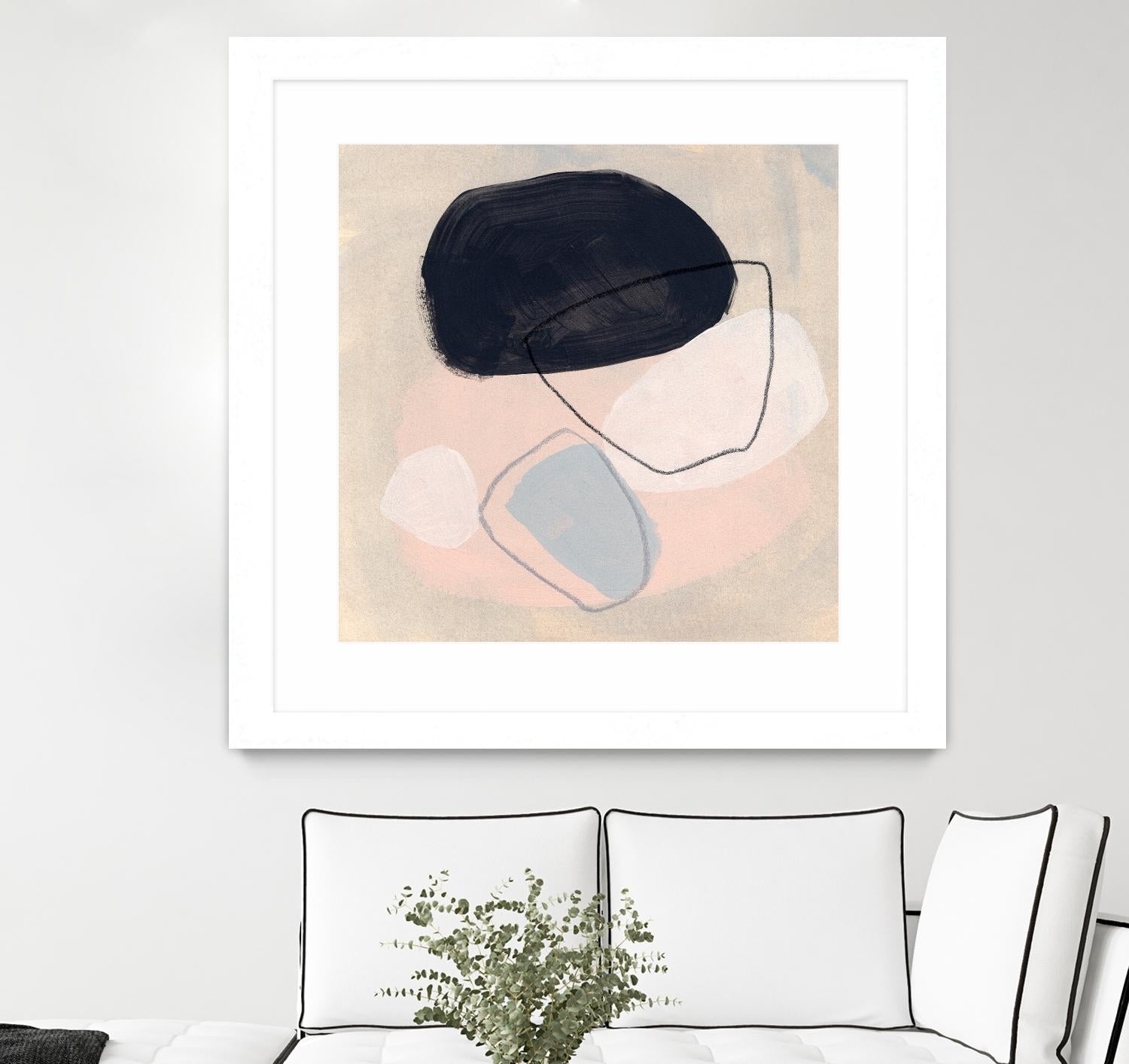 Keystone II by June Vess on GIANT ART - pink abstract abstract