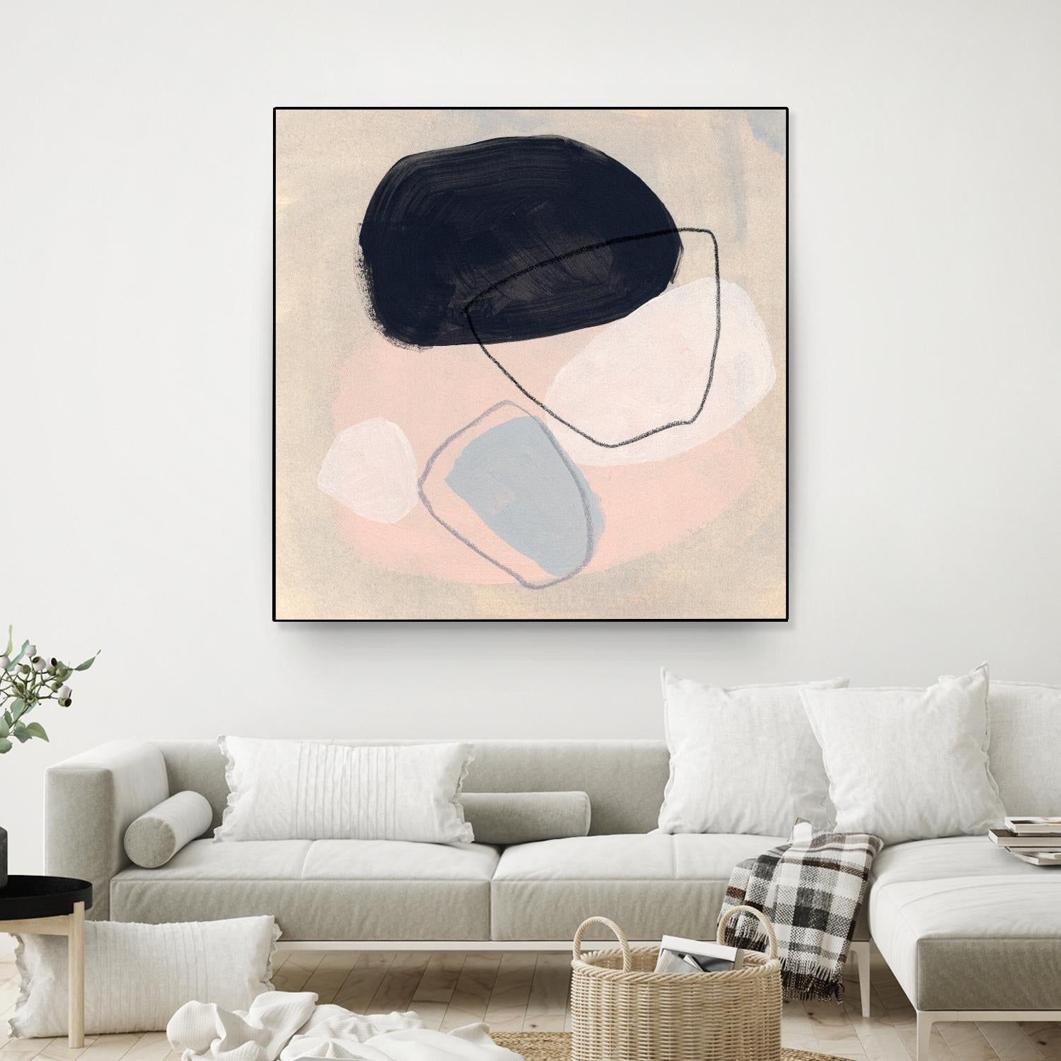 Keystone II by June Vess on GIANT ART - pink abstract abstract