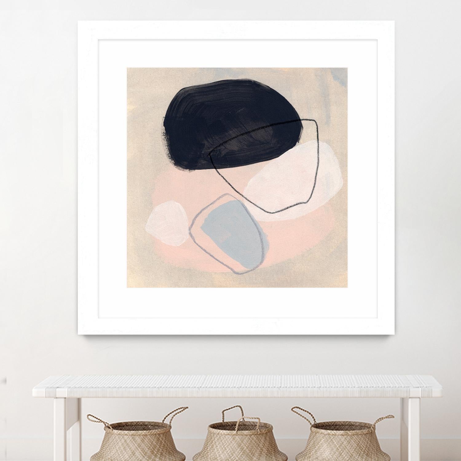 Keystone II by June Vess on GIANT ART - pink abstract abstract