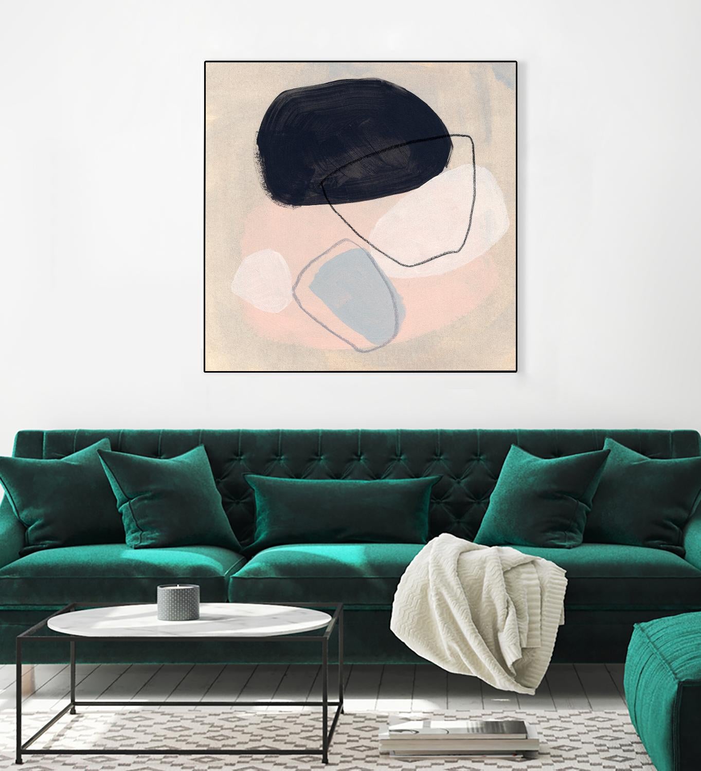 Keystone II by June Vess on GIANT ART - pink abstract abstract