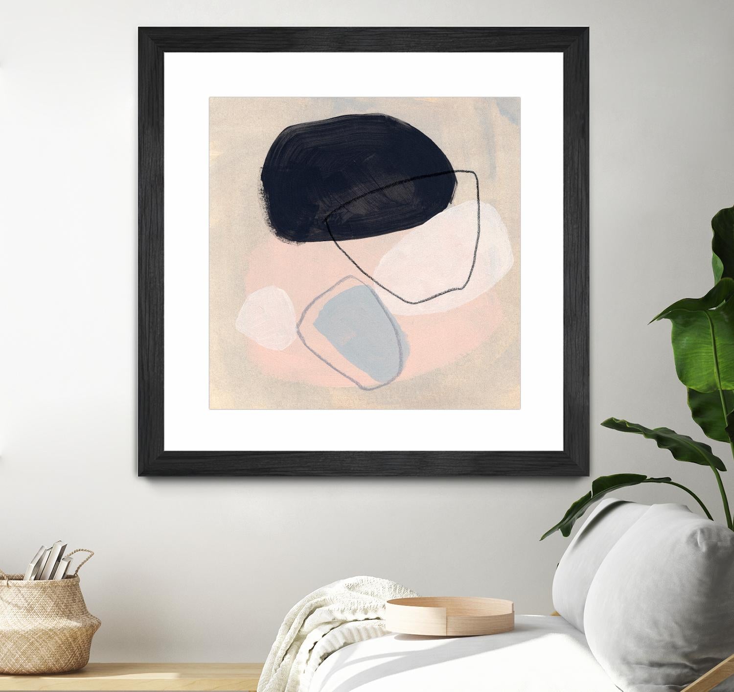 Keystone II by June Vess on GIANT ART - pink abstract abstract