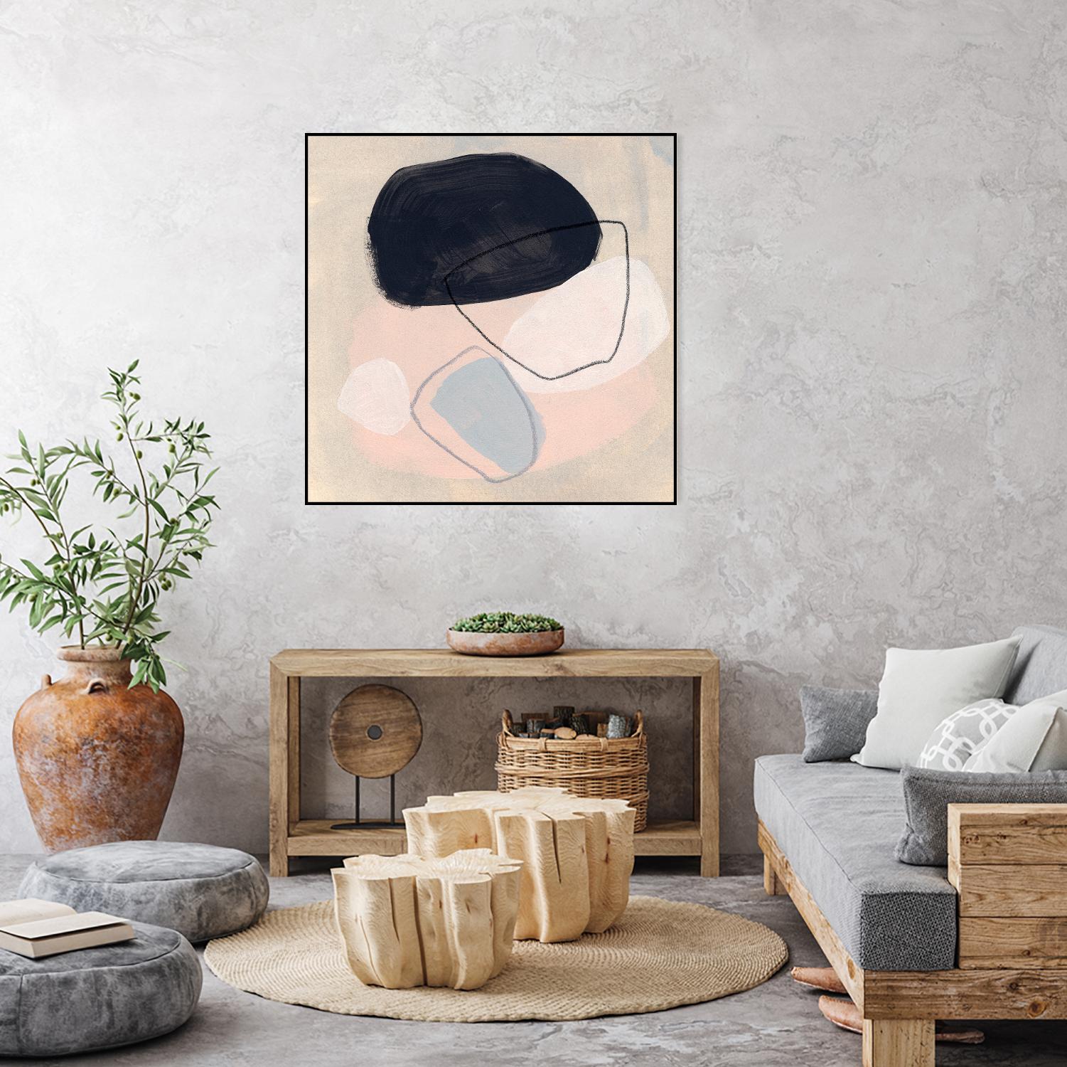 Keystone II by June Vess on GIANT ART - pink abstract abstract