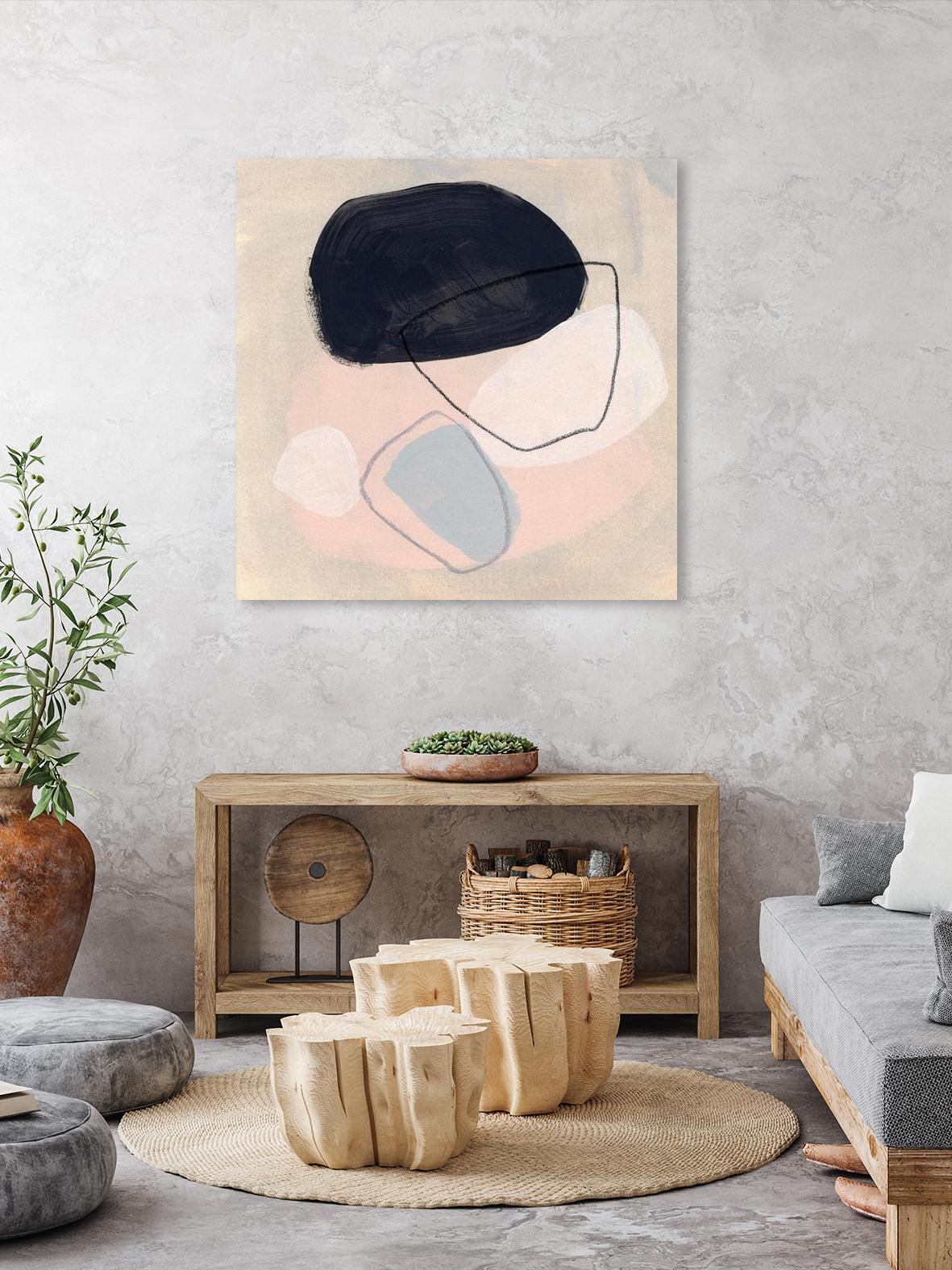 Keystone II by June Vess on GIANT ART - pink abstract abstract