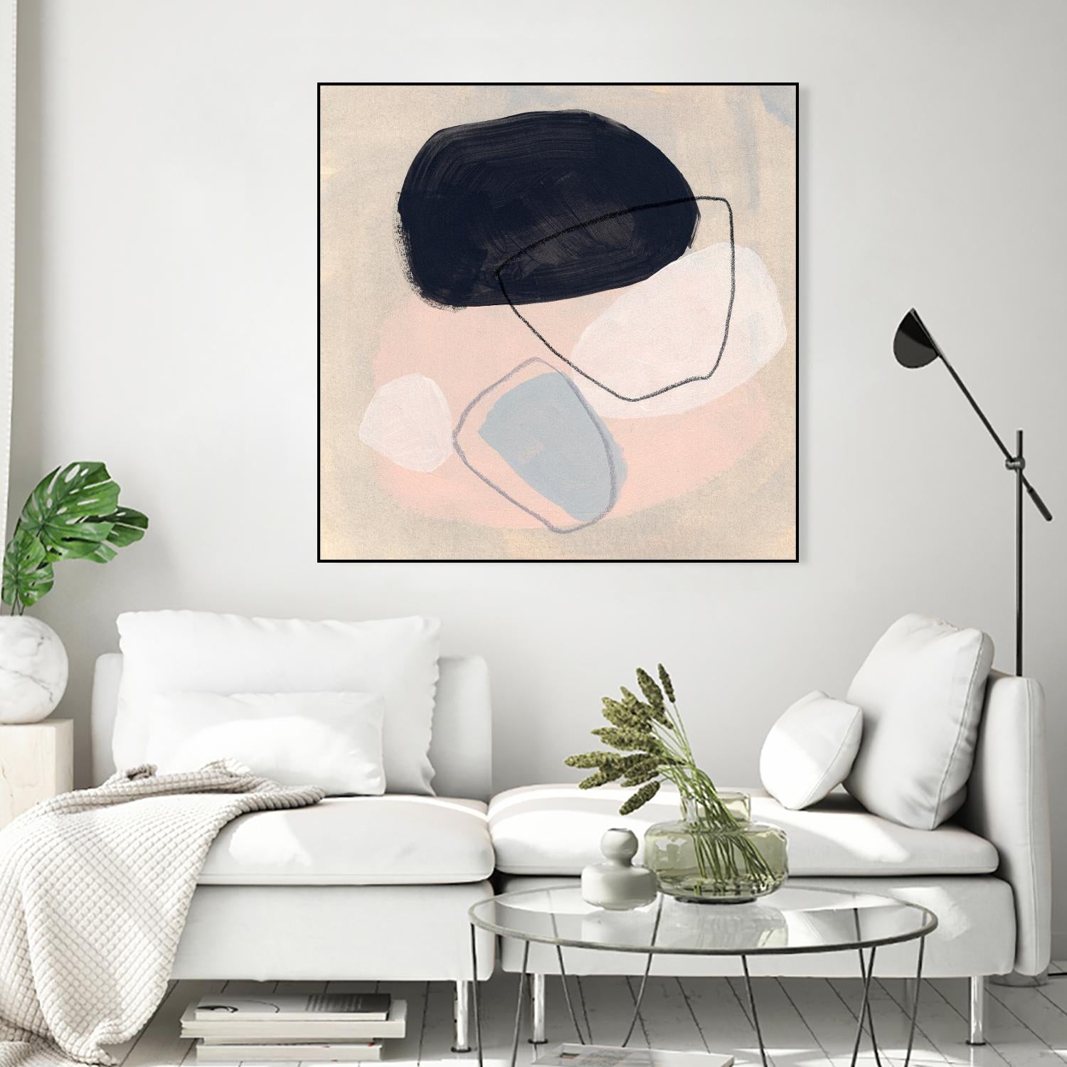 Keystone II by June Vess on GIANT ART - pink abstract abstract