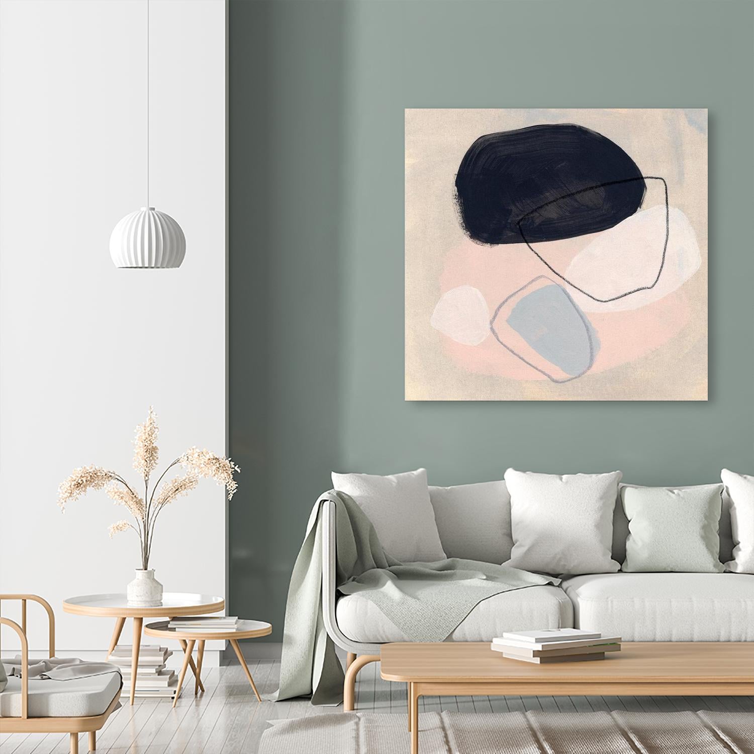 Keystone II by June Vess on GIANT ART - pink abstract abstract