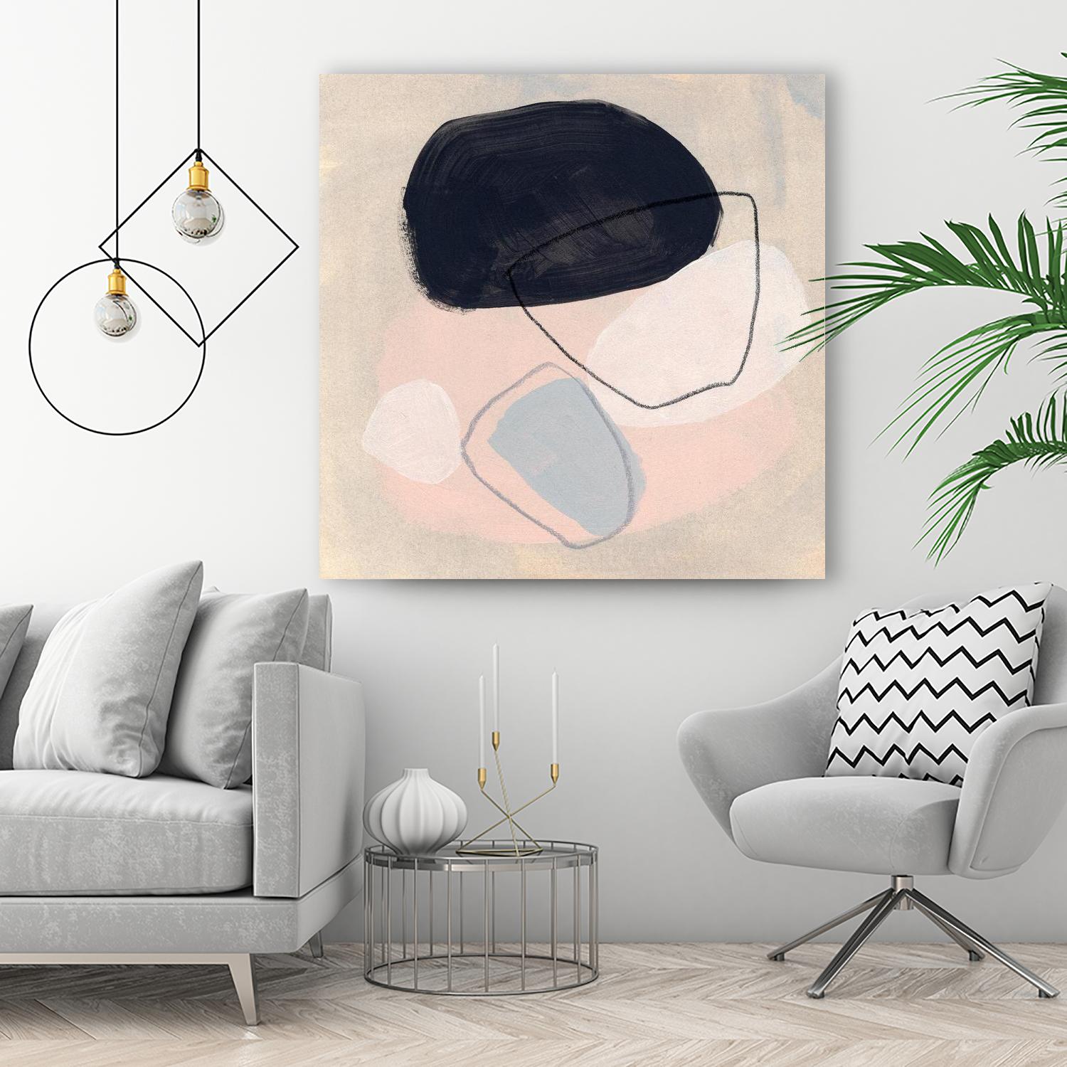 Keystone II by June Vess on GIANT ART - pink abstract abstract