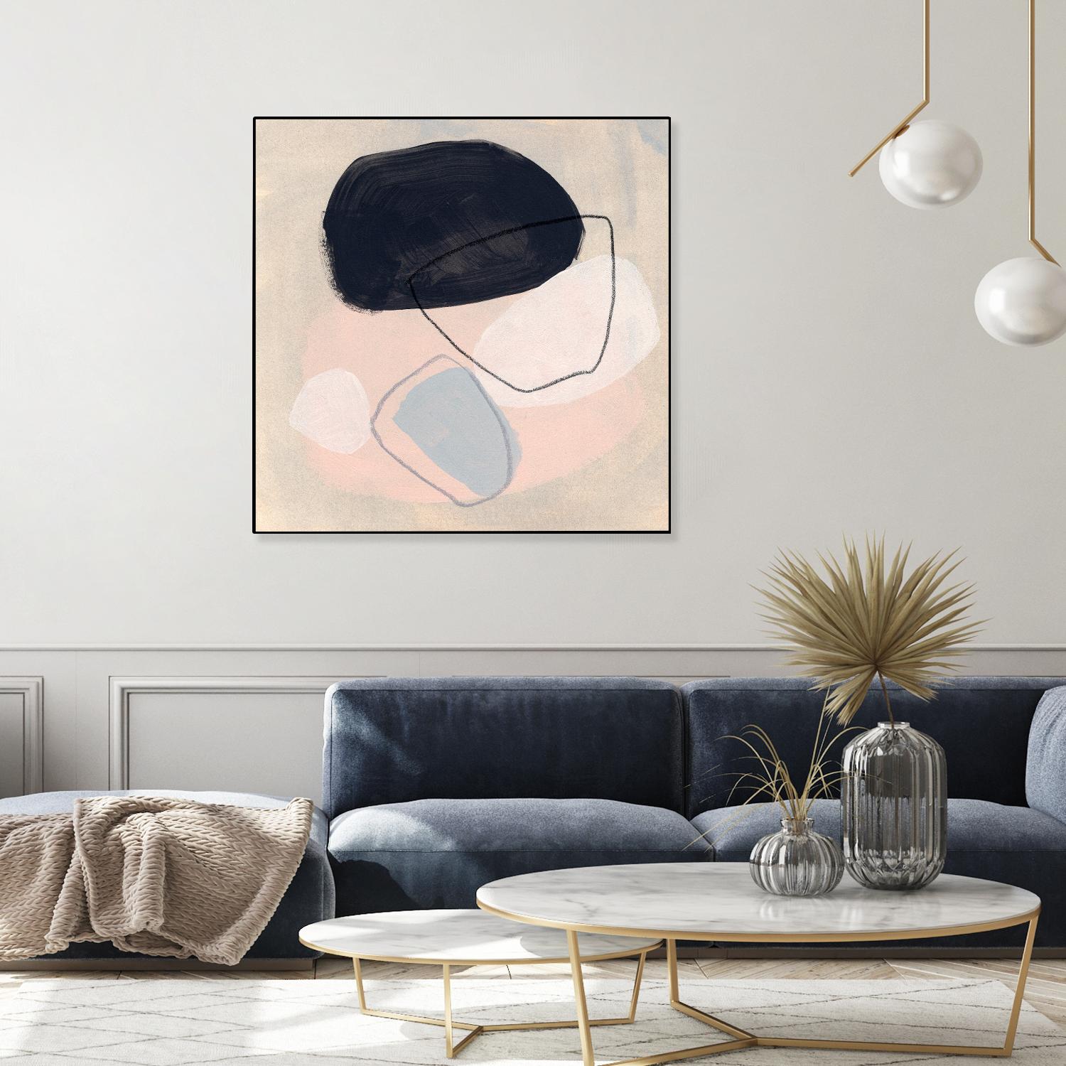 Keystone II by June Vess on GIANT ART - pink abstract abstract