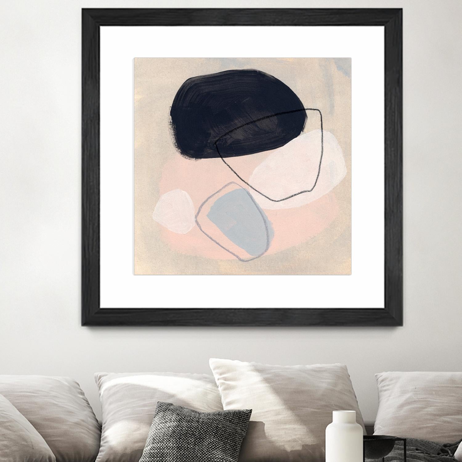 Keystone II by June Vess on GIANT ART - pink abstract abstract