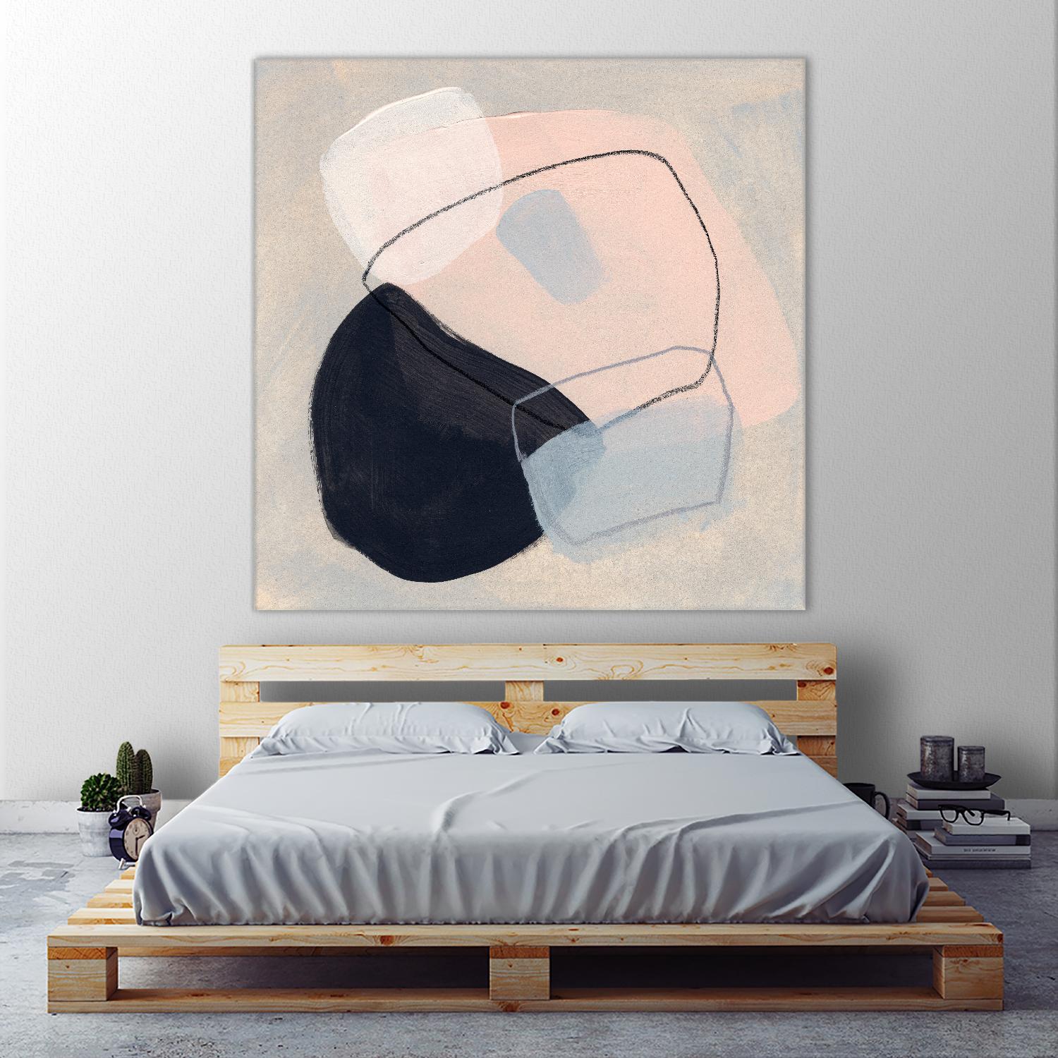 Keystone III by June Vess on GIANT ART - beige abstract abstract