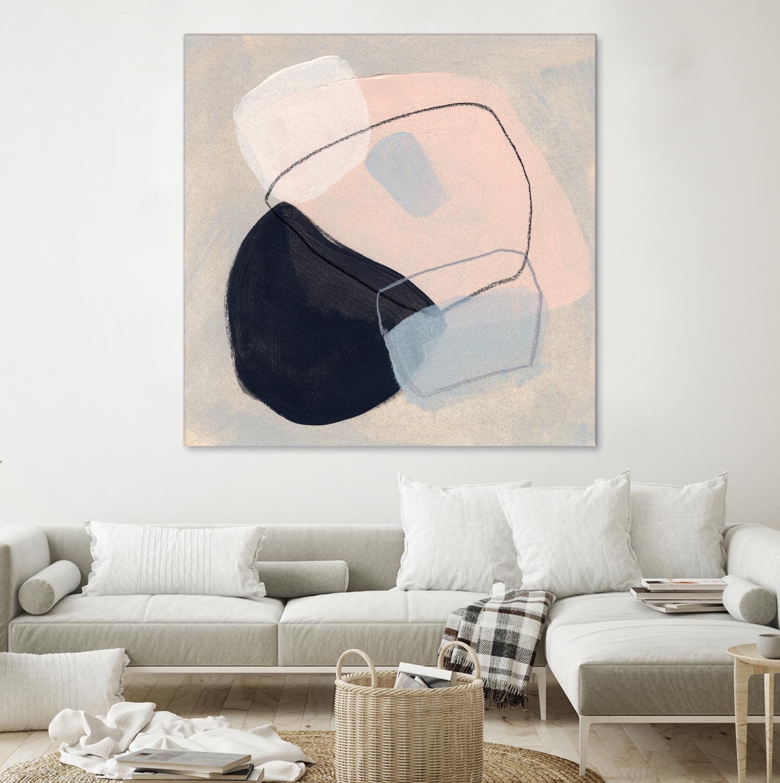 Keystone III by June Vess on GIANT ART - beige abstract abstract