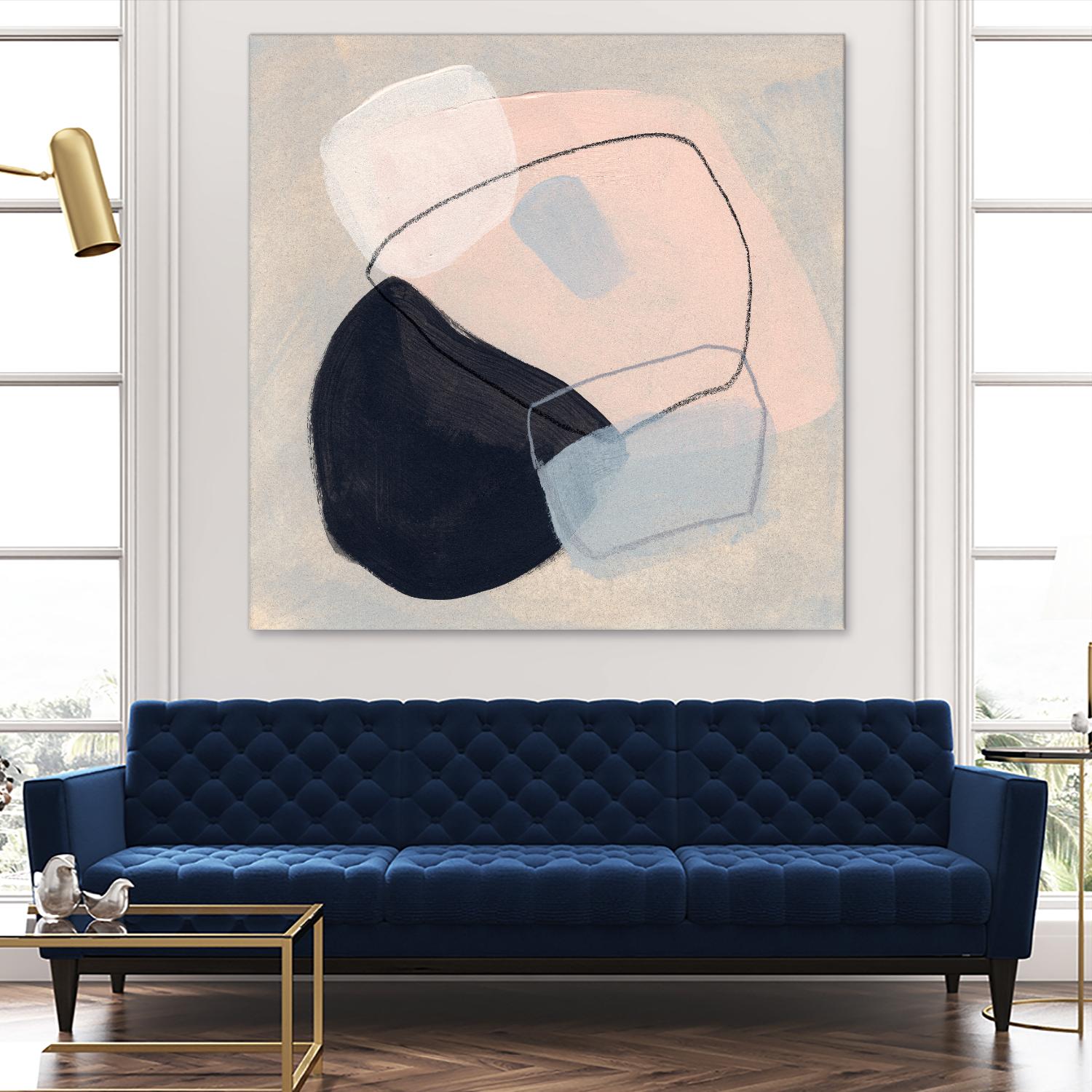 Keystone III by June Vess on GIANT ART - beige abstract abstract