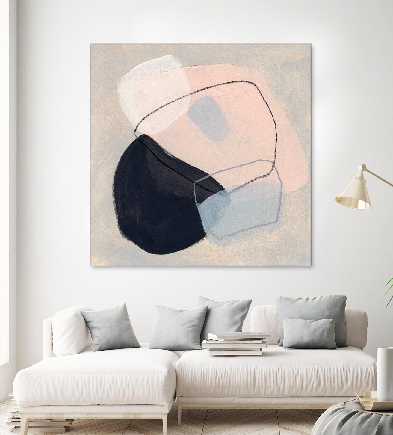 Keystone III by June Vess on GIANT ART - beige abstract abstract