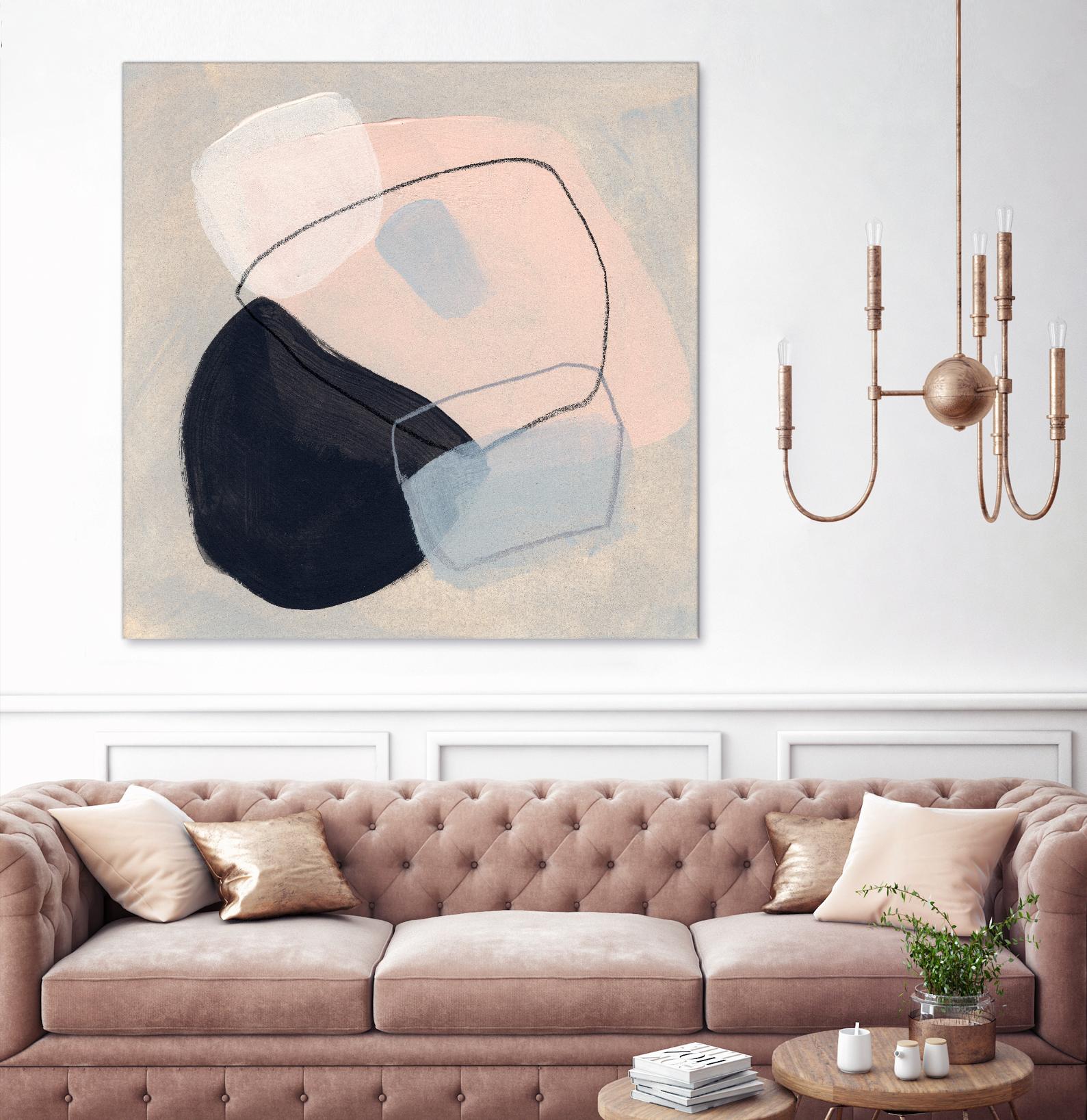 Keystone III by June Vess on GIANT ART - beige abstract abstract