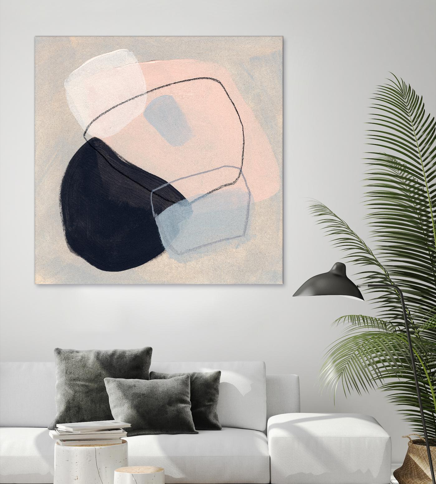 Keystone III by June Vess on GIANT ART - beige abstract abstract