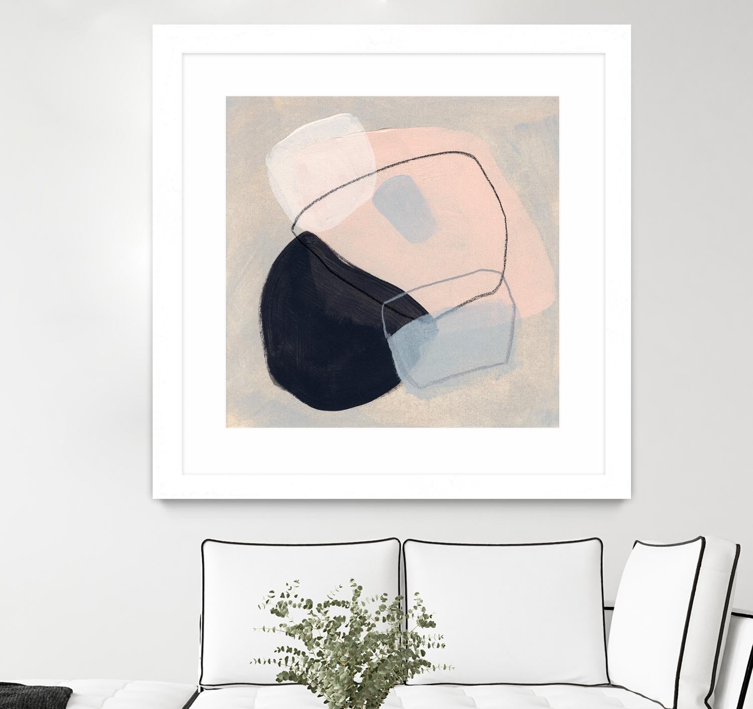 Keystone III by June Vess on GIANT ART - beige abstract abstract