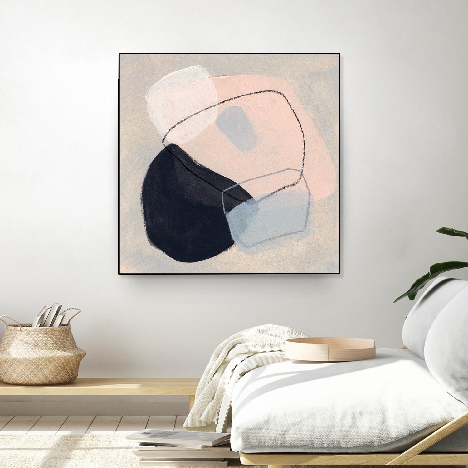 Keystone III by June Vess on GIANT ART - beige abstract abstract