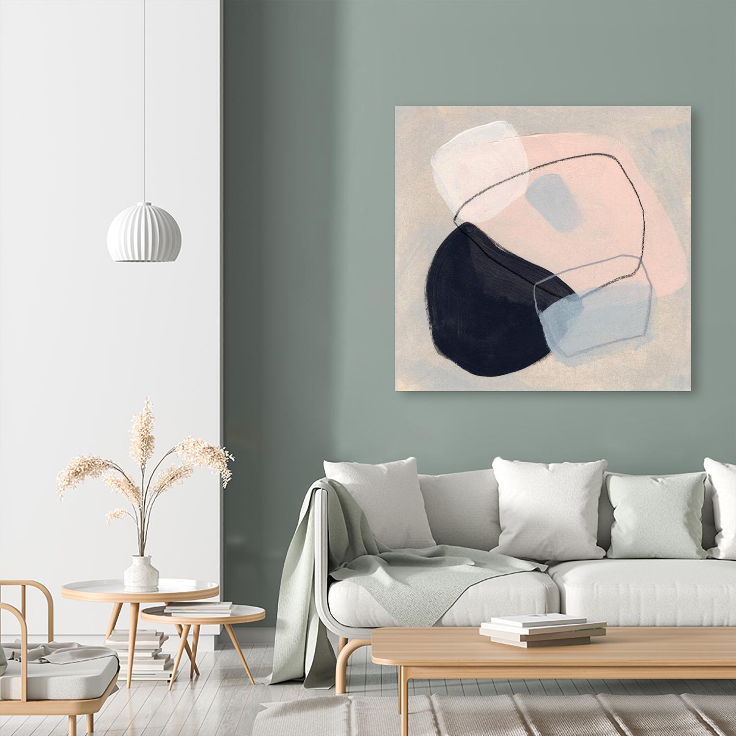 Keystone III by June Vess on GIANT ART - beige abstract abstract