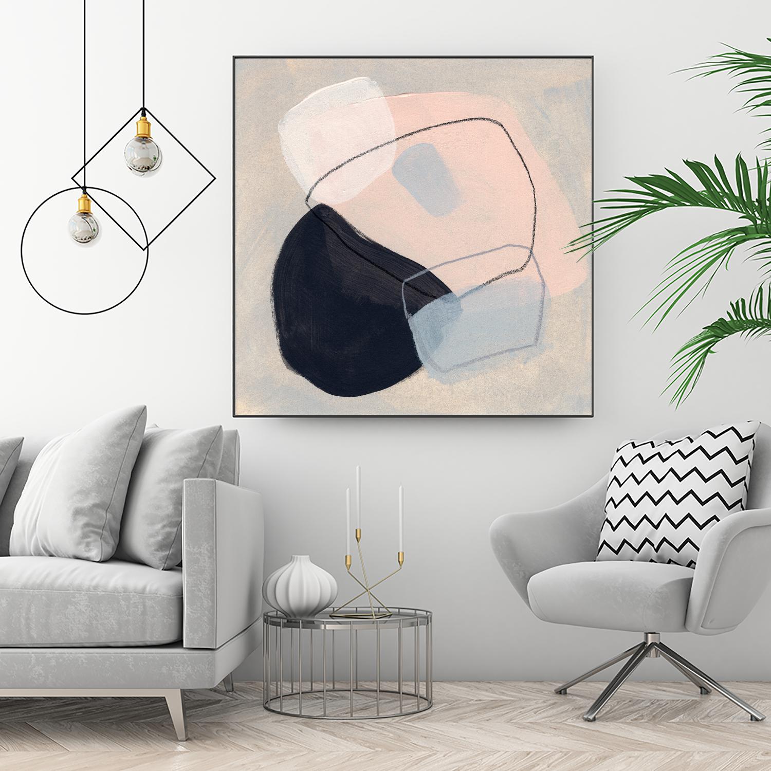 Keystone III by June Vess on GIANT ART - beige abstract abstract