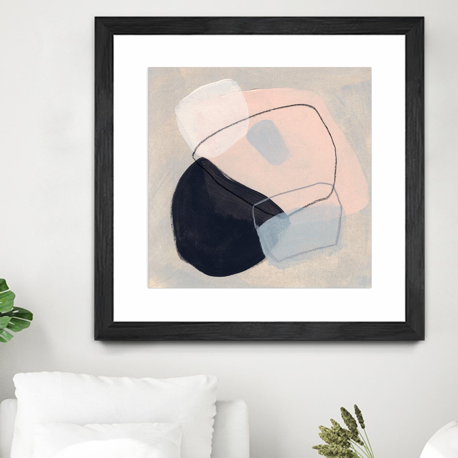 Keystone III by June Vess on GIANT ART - beige abstract abstract