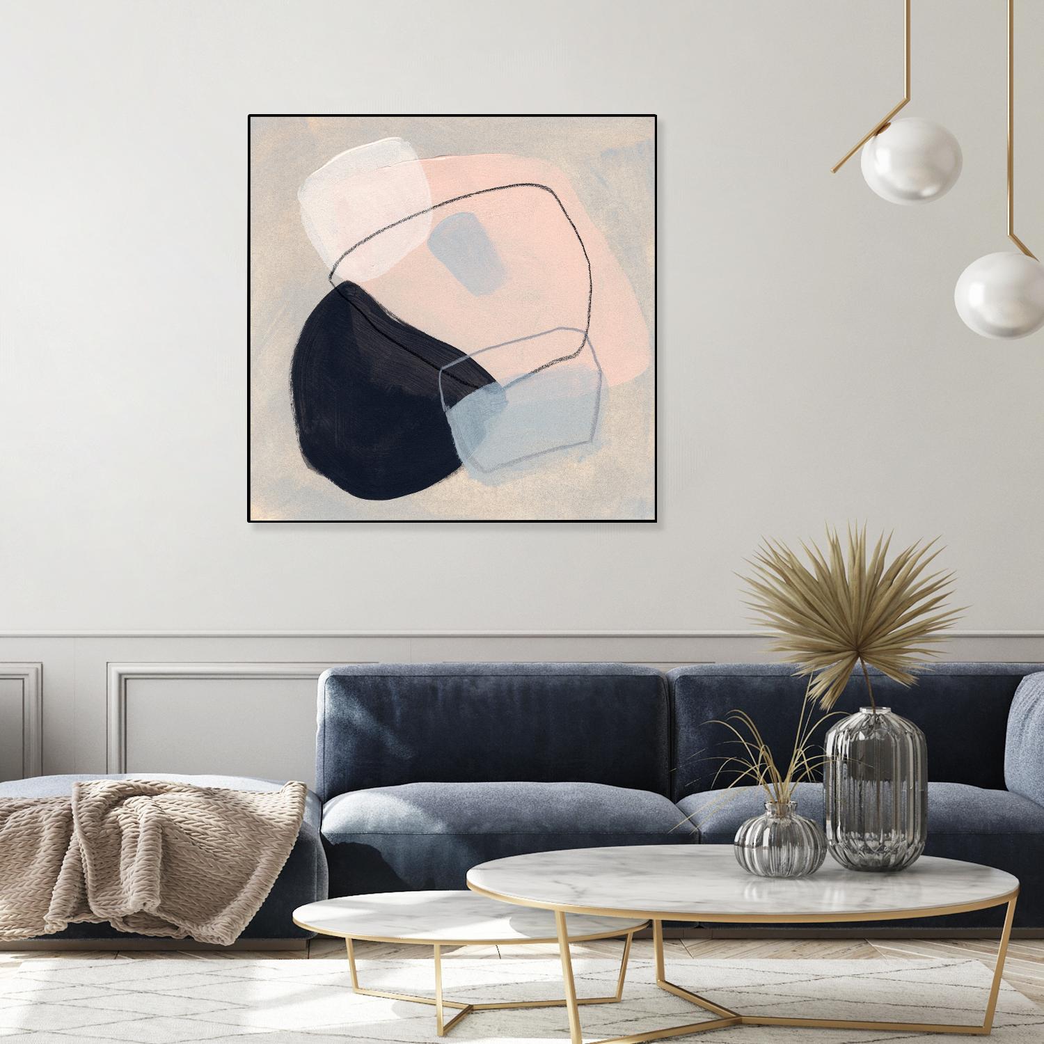 Keystone III by June Vess on GIANT ART - beige abstract abstract