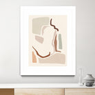Lounge Abstract I by Victoria Barnes on GIANT ART - pink fashion & figurative abstract