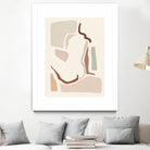 Lounge Abstract I by Victoria Barnes on GIANT ART - pink fashion & figurative abstract