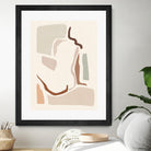 Lounge Abstract I by Victoria Barnes on GIANT ART - pink fashion & figurative abstract