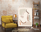 Lounge Abstract I by Victoria Barnes on GIANT ART - pink fashion & figurative abstract