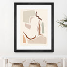 Lounge Abstract I by Victoria Barnes on GIANT ART - pink fashion & figurative abstract