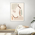 Lounge Abstract I by Victoria Barnes on GIANT ART - pink fashion & figurative abstract