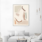 Lounge Abstract I by Victoria Barnes on GIANT ART - pink fashion & figurative abstract