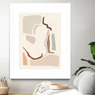Lounge Abstract I by Victoria Barnes on GIANT ART - pink fashion & figurative abstract