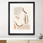 Lounge Abstract I by Victoria Barnes on GIANT ART - pink fashion & figurative abstract